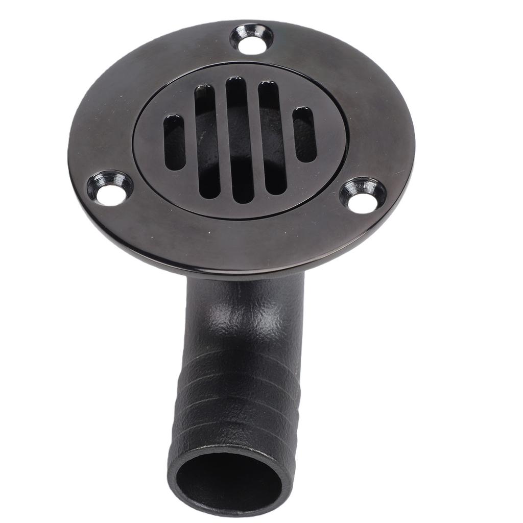 Boat Bend Floor Drain 90 Degree 316 Stainless Steel 1 1 2in Thru Hull Drainage Scupper for Yachts Ships Fishing Boats