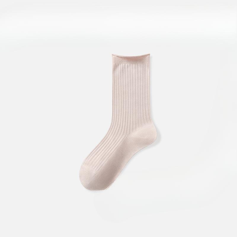 Women's Summer Thin Mesh Breathable Deodorant Cool Feeling Everything In The Tube Stack Socks