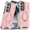 Magnetic Holder Phone Case for Samsung A17 A07 A16 A06 A55 A35 A25 A15 A54 A14 A23 A13 5G 4G A03S Slide Camera Protection Cover