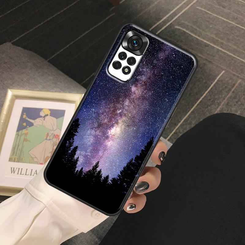 Star Space Moon Night Funda For Xiaomi Redmi Note 14 13 Pro 9 10 11 12 Pro 10S 11S 12S Redmi 14C 13C 10C 12C Case