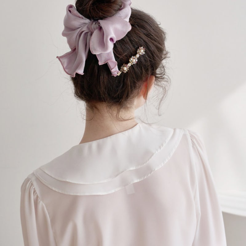 

Jean Paul Clarisse Florence Ribbon Scrunchie JP-23-249S pink