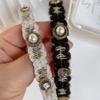 Retro classic Baroque style rhinestone hair band, versatile wool hair band headwear for women