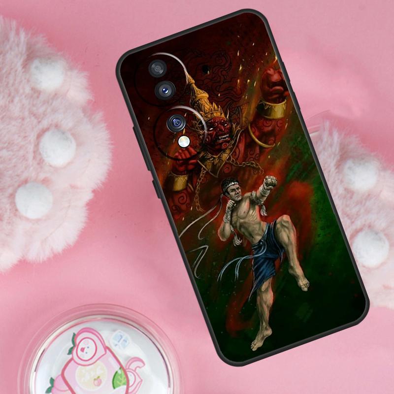 Muay Thai Martial Art Case For Honor Magic 6 5 7 Lite Honor 200 Pro 50 70 90 Lite X9b X9a X8b X8a X8 X9 X9c Cover