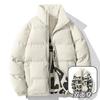 Men's Daily Short Cotton Jacket Casual Style Warm     Winter Coat