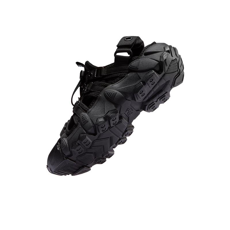 Fila Fusion Exocet Sandal Mountain Casual Versatile Durable Water Shoes Men sandals Black Moonstone-Gray T12M521704FBL