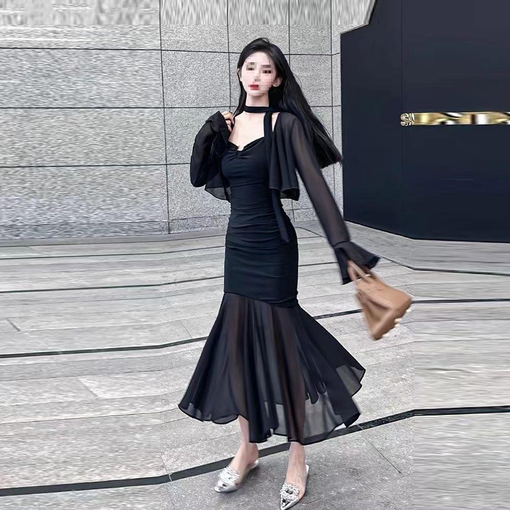 

Tidal Women s Summer Fish Tail Dress & Sun Protection Shawl Set L (for 52-55 kg)