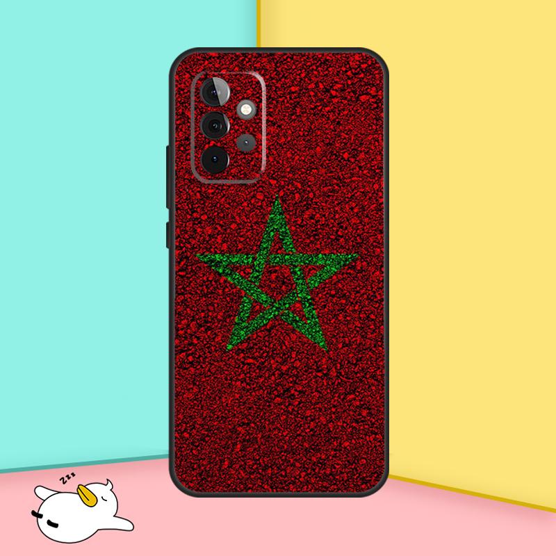 Morocco Flag Case For Samsung Galaxy A55 A35 A25 A15 A51 A71 A12 A32 A52 A13 A33 A53 A14 A34 A54 Cover