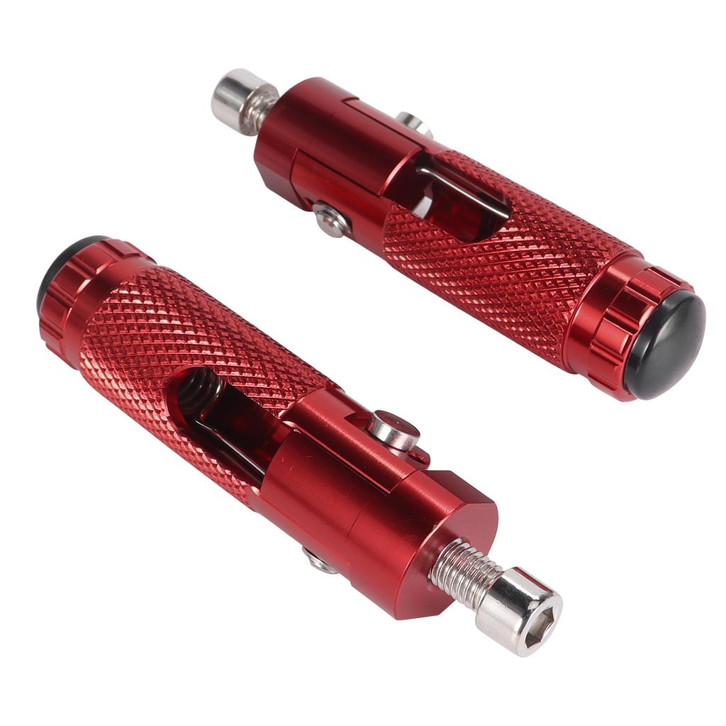 Universal Motorcycle Motorized Bicycle Folding Foot Rest Round Pedal Compatible with for for for