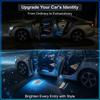 2 uds Luz LED de Bienvenida Insignia de Puerta de Coche Lámpara Proyector HD Inalámbrica Para Cadillac XT5 XTS CTS BLS SLS DTS SRX Escalade Tiburon Deville