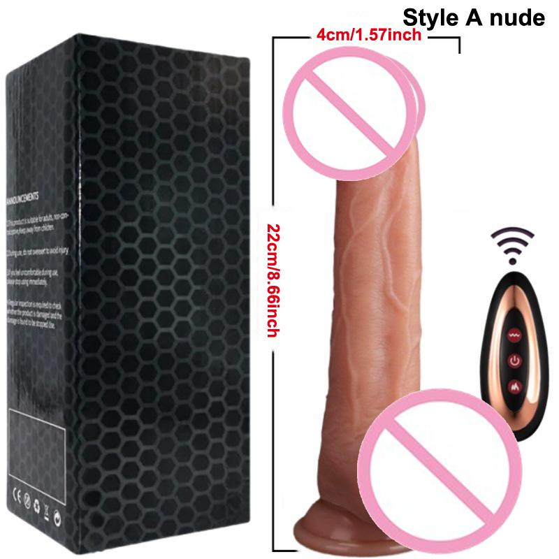 Thrusting Dildo Vibrator Sex Toys Realistic Dildos For G Spot Anal Stimulation Remote Control Penis Adult Toy For Women Couple