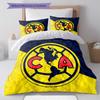 Club America Pattern Bedding,Quilt Set Quilt Cover Pillowcase Home Birthday Gift(1 * Duvet Cover + 2 * Pillowcase, Without Core)