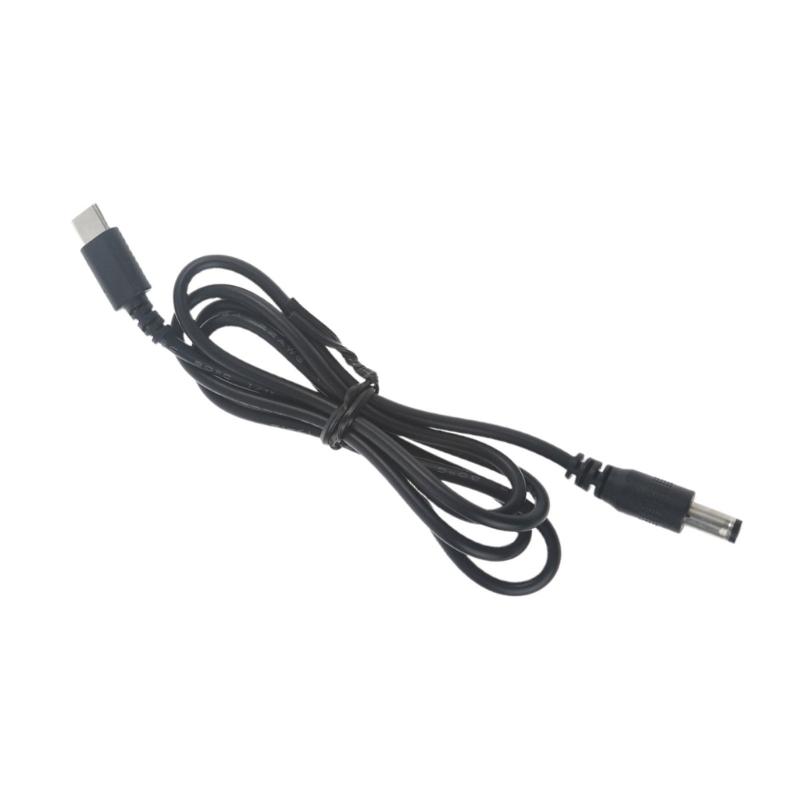 USB Type C to DC5.5x2.1mm Power Cable for Routers, Cameras Fans USB 5V9V12V1.5A Input Type C 5V9V12V3A Input