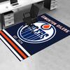 Office Carpet: Edmonton Oilers Logo Perfect for Sofa Protection or Chair Underneath Cover