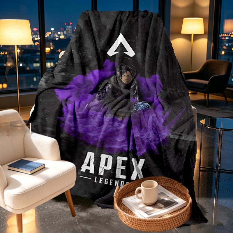 Apex Legends Print Blanket - Soft & Comfortable, for Bedroom, Travel, Sofa, Home Decoration - Birthday Christmas Gift for Friend