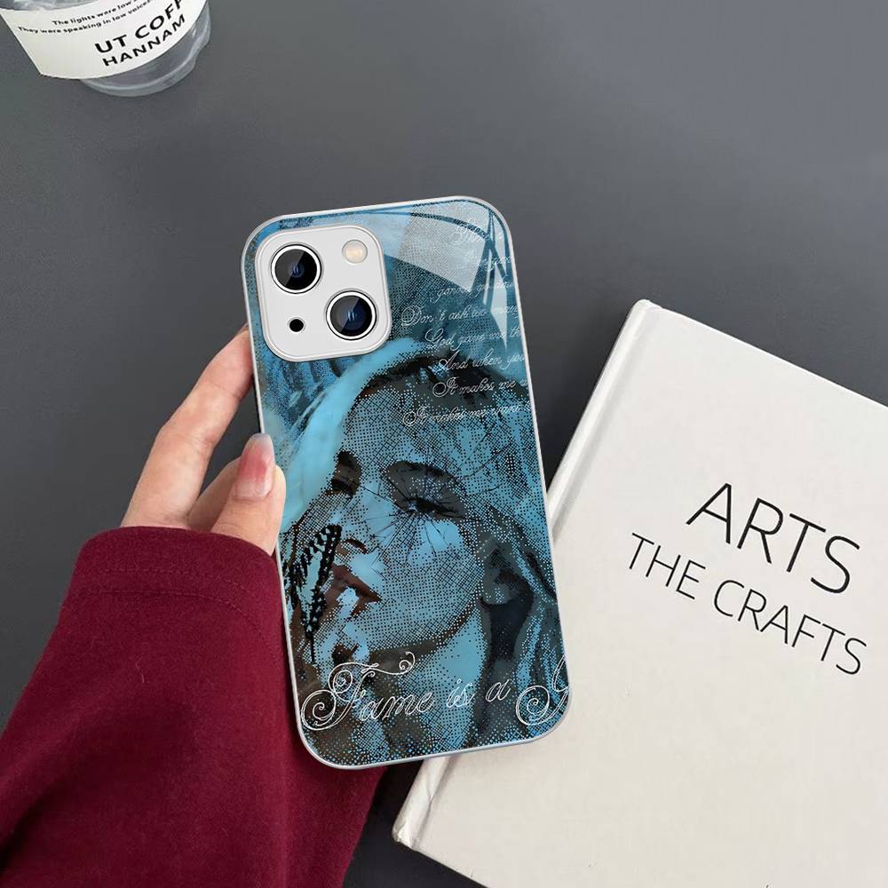 A-Addison Rae Tempered Glass For Iphone 14 13 12 11 Pro Mini XS MAX 14Plus X XS XR Cover iphone 11pro max