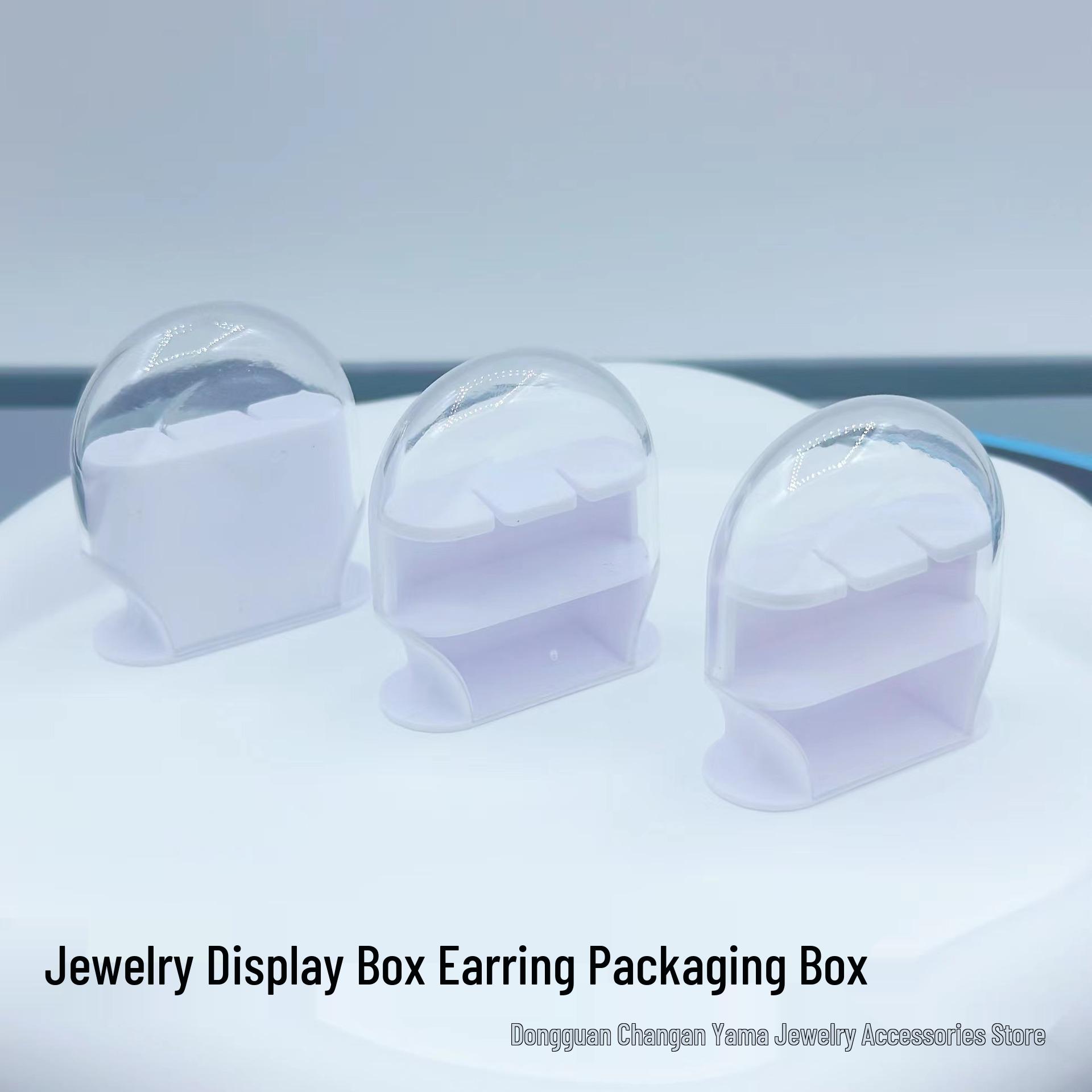 

Luxury Acrylic Transparent Stud Earrings & Ring Jewelry Gift Box