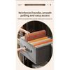Large Capacity Foldable Storage Box with Lid - Modern Grey Fabric Organizer, Suitable for Clothes, Bedding, and Household Items
