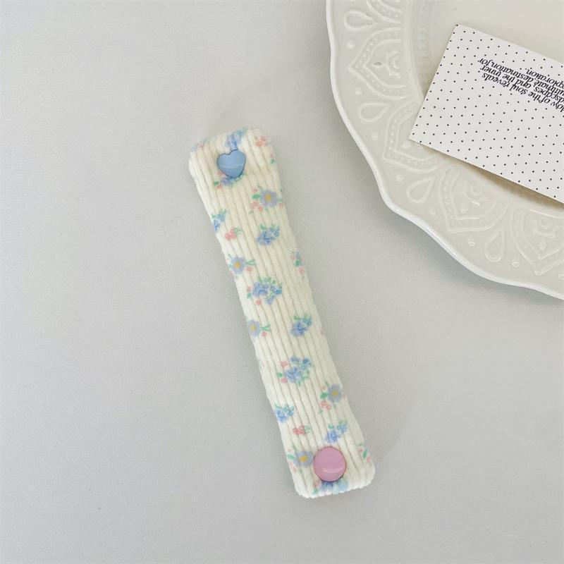 INS Style Fabric Cord Snap Tie Cute Data Cable Organizer Fixer Reusable Holder for Earphone Line Office Home Travel Daily Use