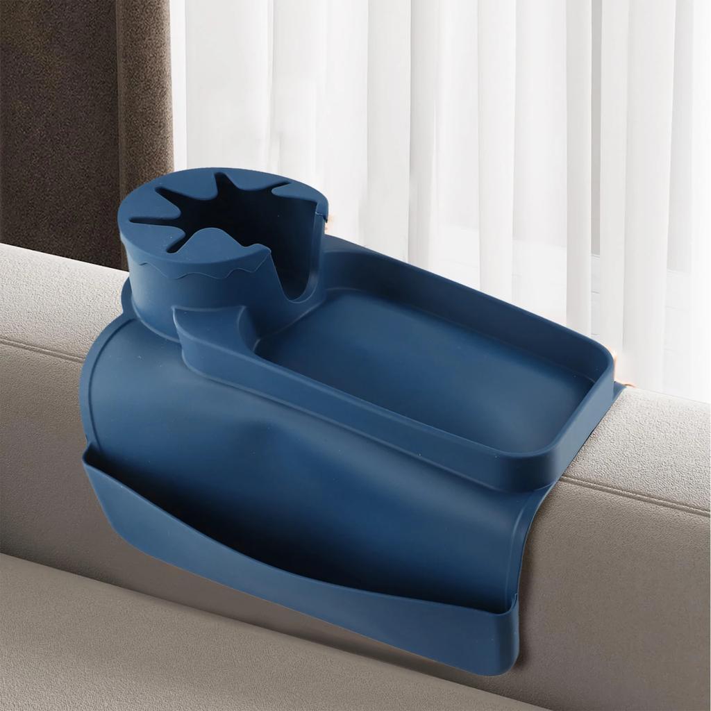 Compact Couch Organizer For Essentials Couch Accessory Drinks Organizer Generous 29.5CM X 48CM Size Multi-Functional Tray
