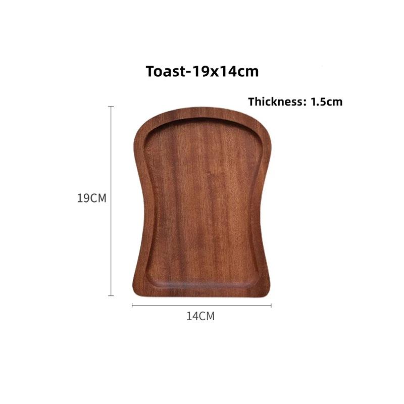 Tavi de servire din lemn Tava ovala din lemn Farfurii Farfurii de cină pentru petrecere Desert Farfurii de pâine Platuri pentru servirea alimentelor Desert