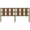 Vidaxl Bed Headboard, Honey Brown, 205.5X4X100 Cm, Pine Wood