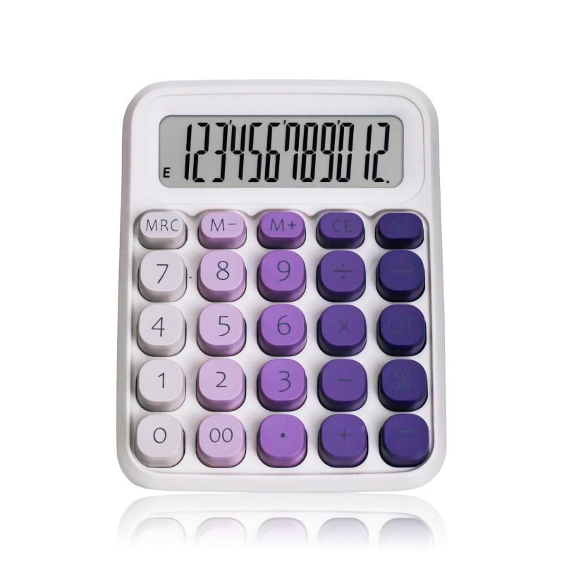

Cute Keyboard Gradient Color Calculator High Aesthetic Value Student School Office AAA Battery Powered Calculator фіолетовий