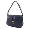 GUCCI Old Gucci Shoulder Bag vintage Navy blue Calfskin Women Used