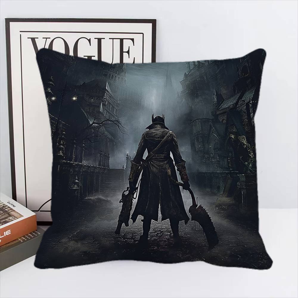 Game Bloodborne Pillow Case Square Pillow Bedroom Sofa Leisure Comfort Cushion Car Living Room Home Decoration