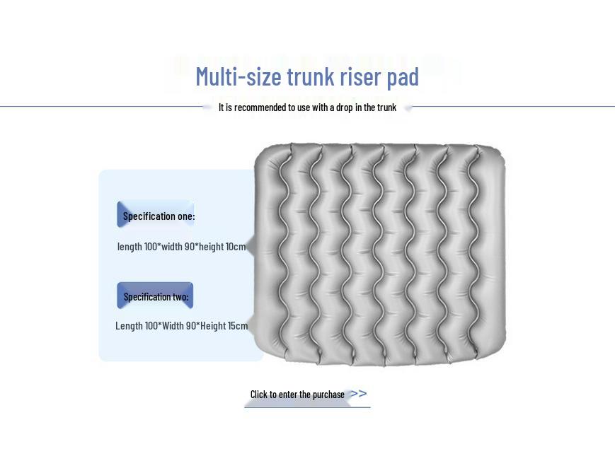 SUV Trunk Inflatable Mattress: 2-Meter Portable Folding Travel Bed