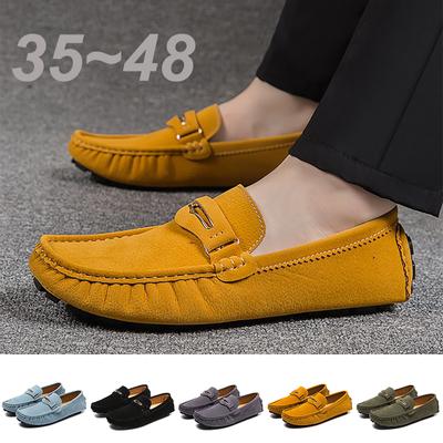 Comfortable Fashion Men's Women Designer Luxury Driving Loafers Moccasins Leather Boats Peas Shoe for Men Summer Casual Shoes 48