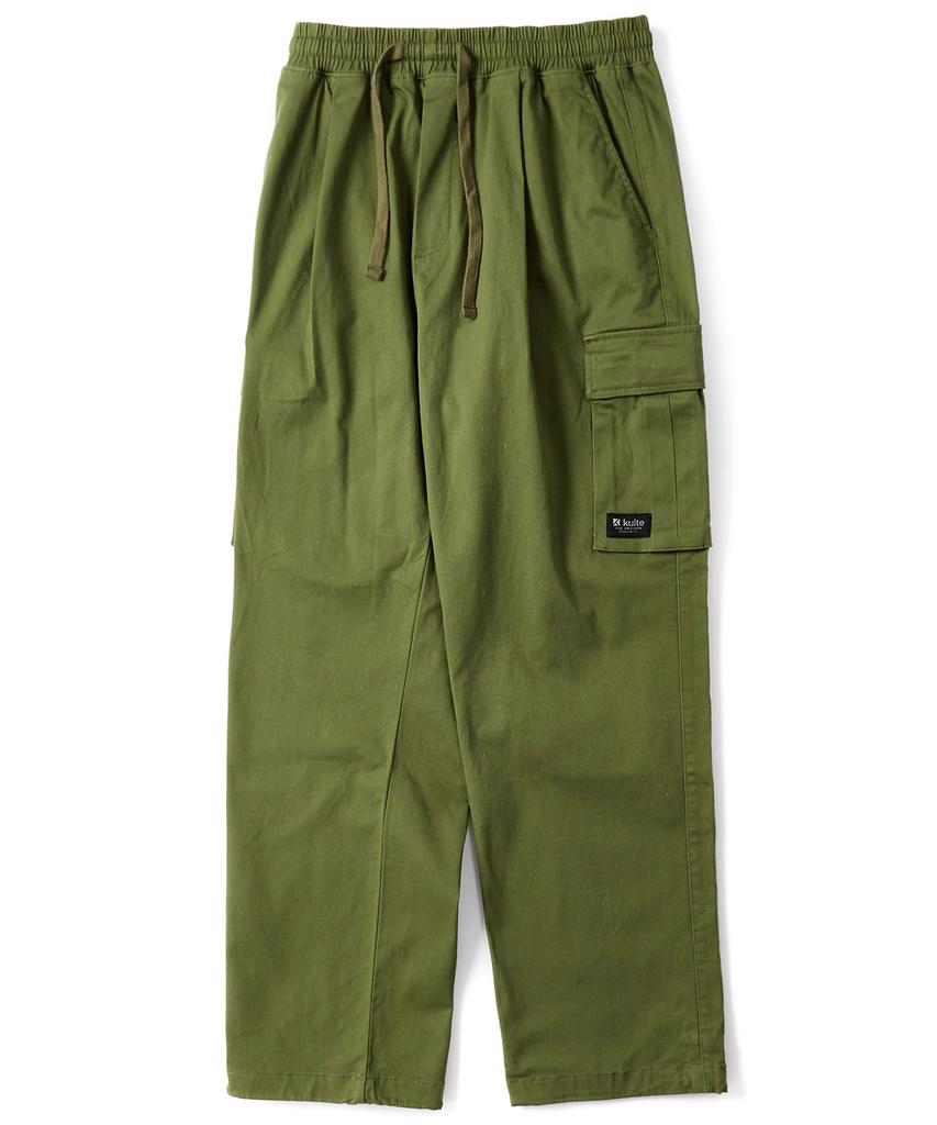 KULTE Wide Cargo Pants Khaki