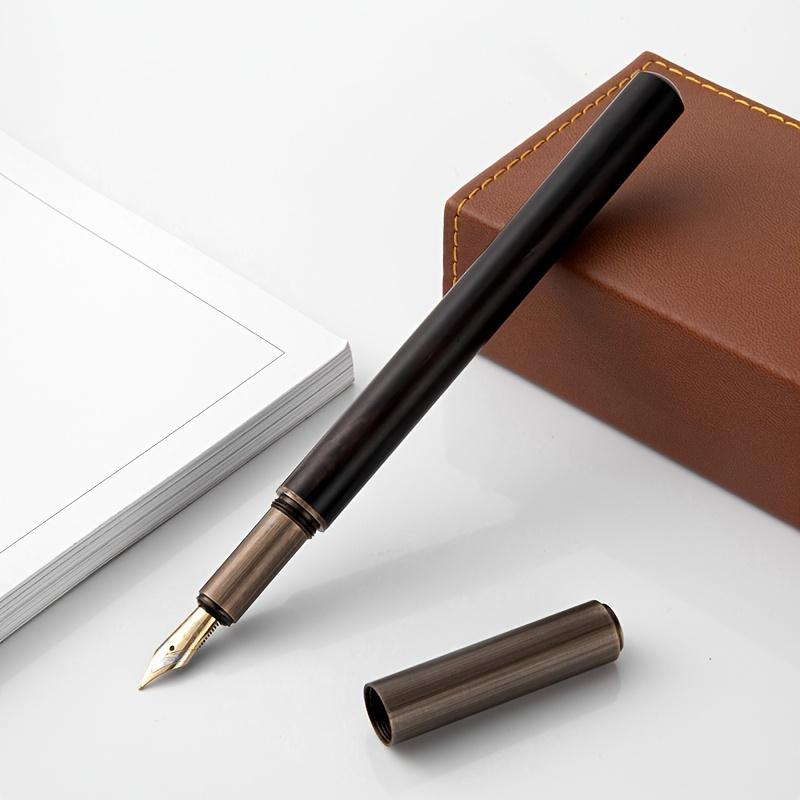 High End Material Wood Gold 0.7mm Classic Pen, Retro Design, Exquisite Gold Details, Business Gift Writing Tool Wood Retro Pen