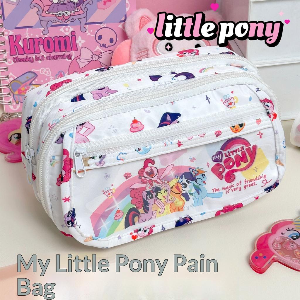 Hatsune Miku Pencil Case Cute Anime Cosplay Large Capacity Stationery Bag For School Student Multi Layer Makeup Storage Pouch