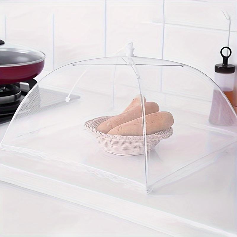 Dust cover, transparent vegetable cover, foldable mosquito proof rectangular cover, outdoor picnic table cover