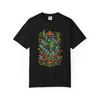 Stag Boss Arcade Creature Graphic T-Shirt Black Front Print Comfort Colors 1717