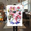 1PC Majin Buu  Print Flannel Blanket, High quality All Seasons, Home Decor, Warmth and Comfort, Perfect for Christmas Gifts
