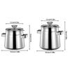 Effective Stainless Steel Oil Saver With Removable Strainer Suitable For Storing And Filtering Bacon Grease