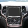 For 2014-2018 Jeep Grand Cherokee Carbon Fiber GPS Navigation Panel Trim Sticker