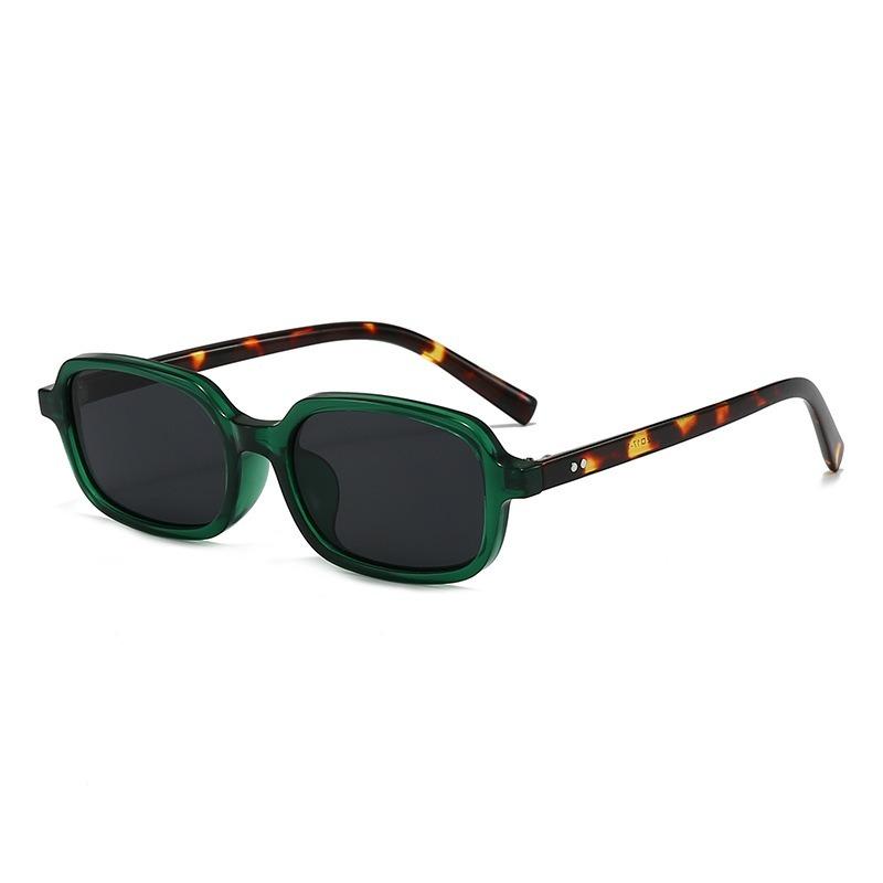 Narrow Square Frame Trendy Versatile Sunglasses Anti Blue Light Unisex Glasses