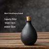 Japanese Style Ceramic Sake Pot and Cup Set - Antique Yellow Wine Decanter and Baijiu Jar for Home Use