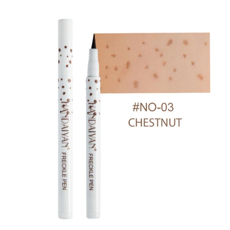Wasserdichter Sommersprossenstift mit natürlichem Punkt, dauerhafter Simulationspunkt, Sommersprossenstift, Make-up, Eyeliner, leicht zu färbendes Verschönerungs-Make-up