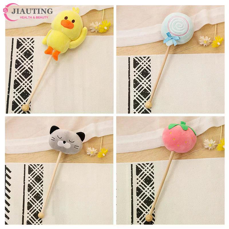 1PCS Cute Cartoon Massage Hammer Hitting Hammer Stick Handheld Plush Small Hammer For Neck Shoulder Meridians Legs Back Massage