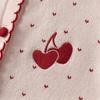 DAVE&BELLA Girls' Anti-Static Cotton Knitted Cardigan Sweater