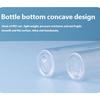 4pc Clear Foam Pump Bottle PET Soap Dispenser for Rich Bubble Generation Liquid Levels Monitoring in Skincare Use