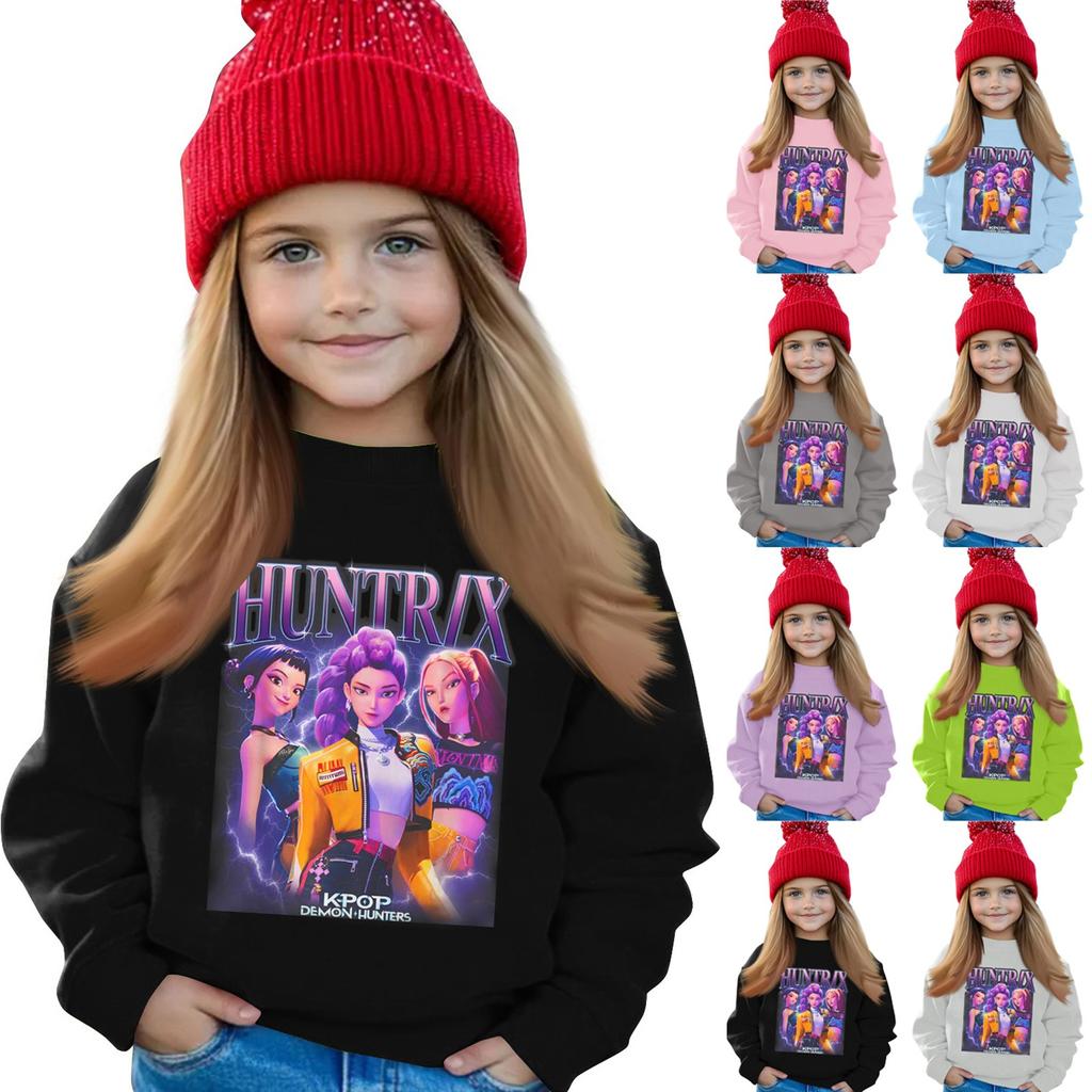 Kids Sweatshirt Hoodies Boys Sports Sweatshirt Casual Girls' Pullover Sweatshirt Sports Shirt Sweatshirt Toddler Boys Girls Crewneck Sweatshirt