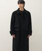 Draw Fit [Oh Jung-Kyu X Draw Fit] Consize Wool Wonder Balmacaan Coat [Black]