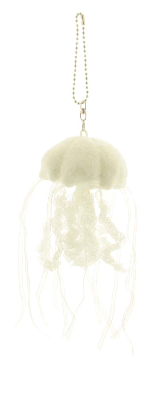 

Take Off Plush Jellyfish Keychain White білий
