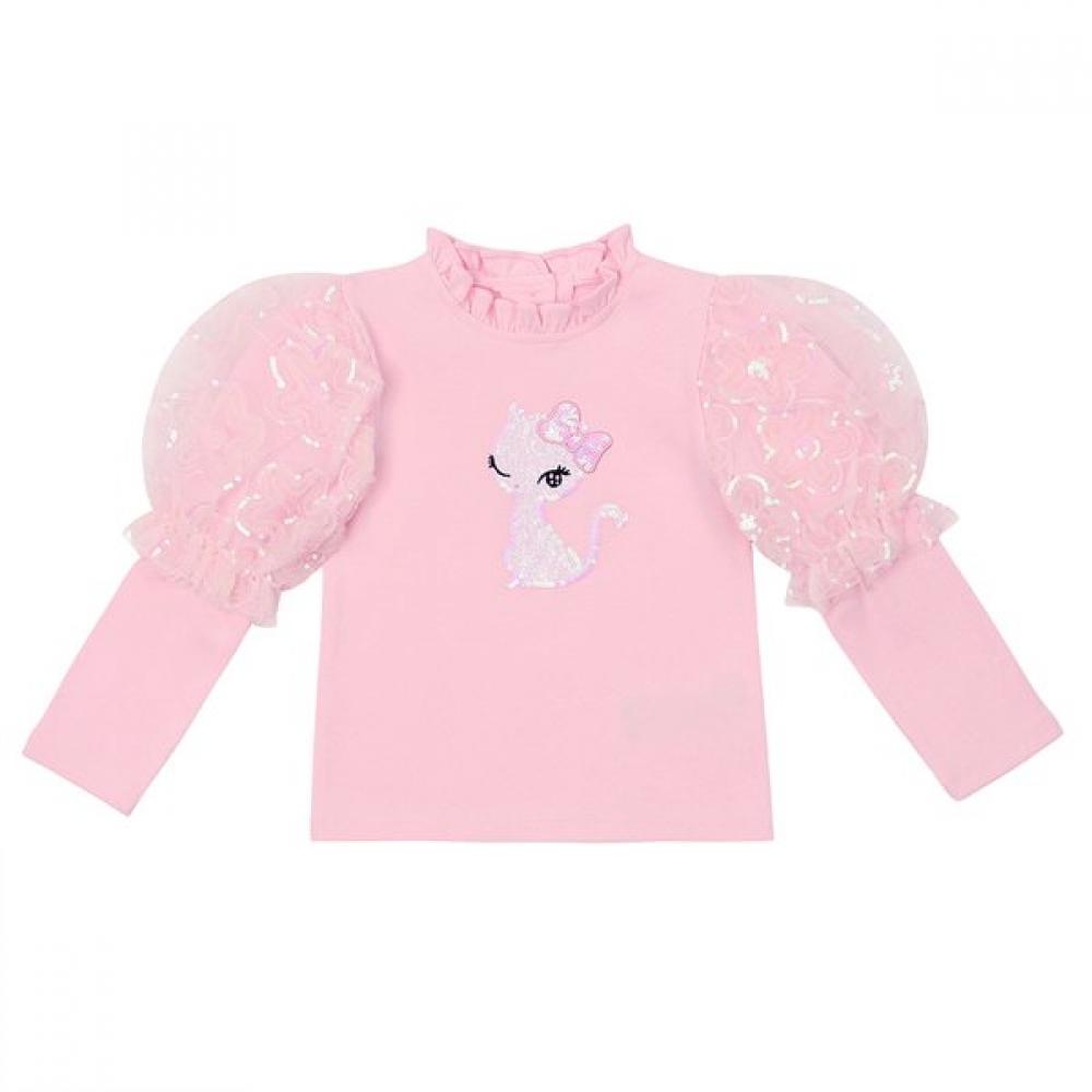 

French CaT Pink Floral Sleeve T shirT q51dcT140p1 Pink/145