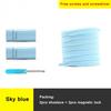 Colorful Magnetic Lock elastic Shoelaces Without ties Elastic Laces Sneaker No Tie Shoe laces Kids Adult Flat Shoelace for Shoes