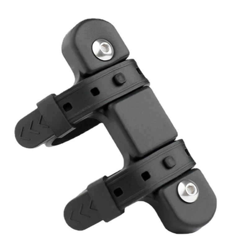 Bike Bottle Cage Mounting Base Black Non-Hole Mounting Clip with Screw Wrench Set MTB Bike Kettles Stand Base Widely Use